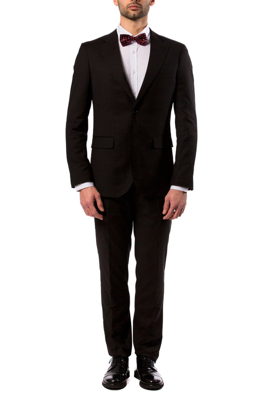 Abito Uomo Nero Monopetto
