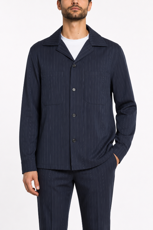Coordinato Gessato Relaxed Fit