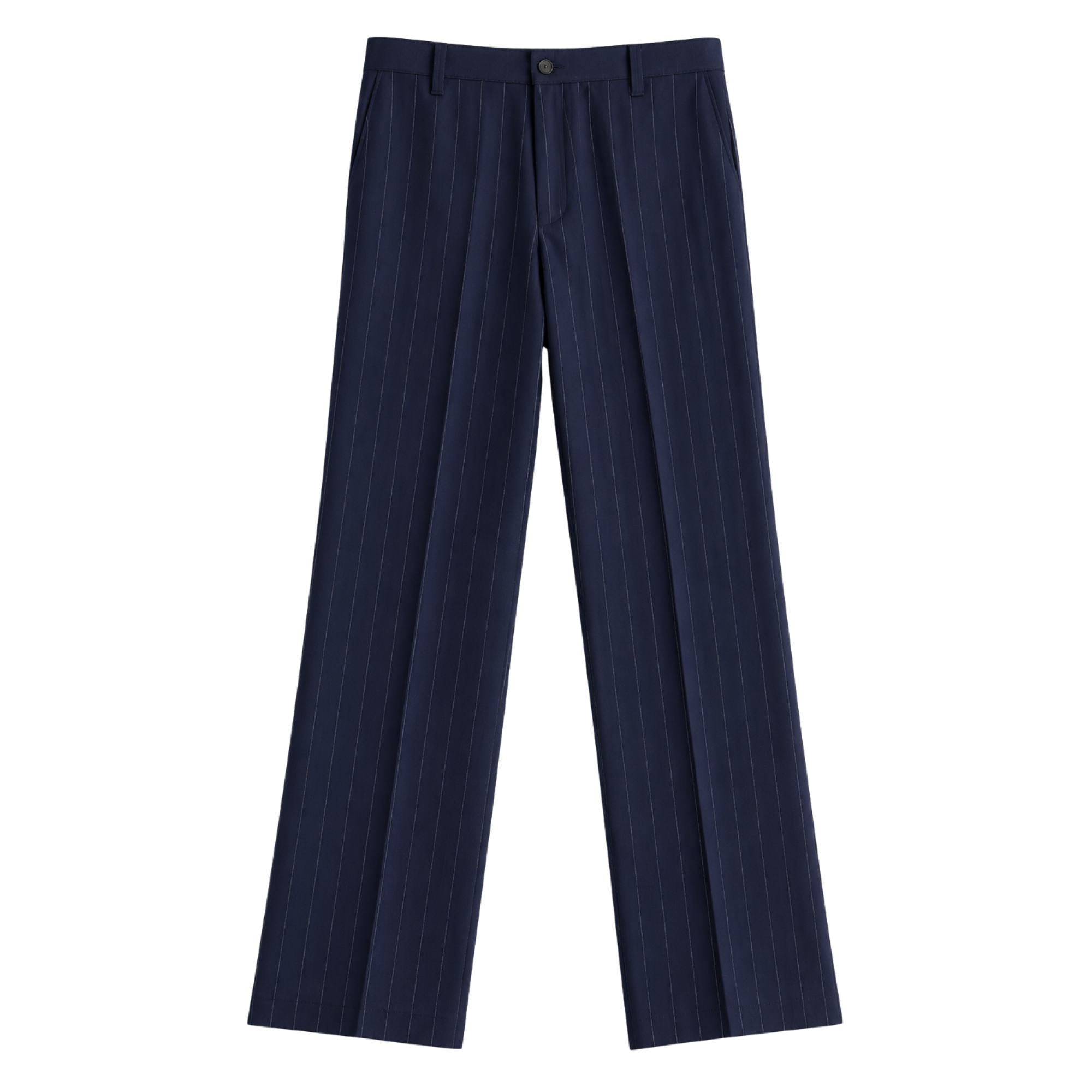 Pantalone Gessato Wide Leg