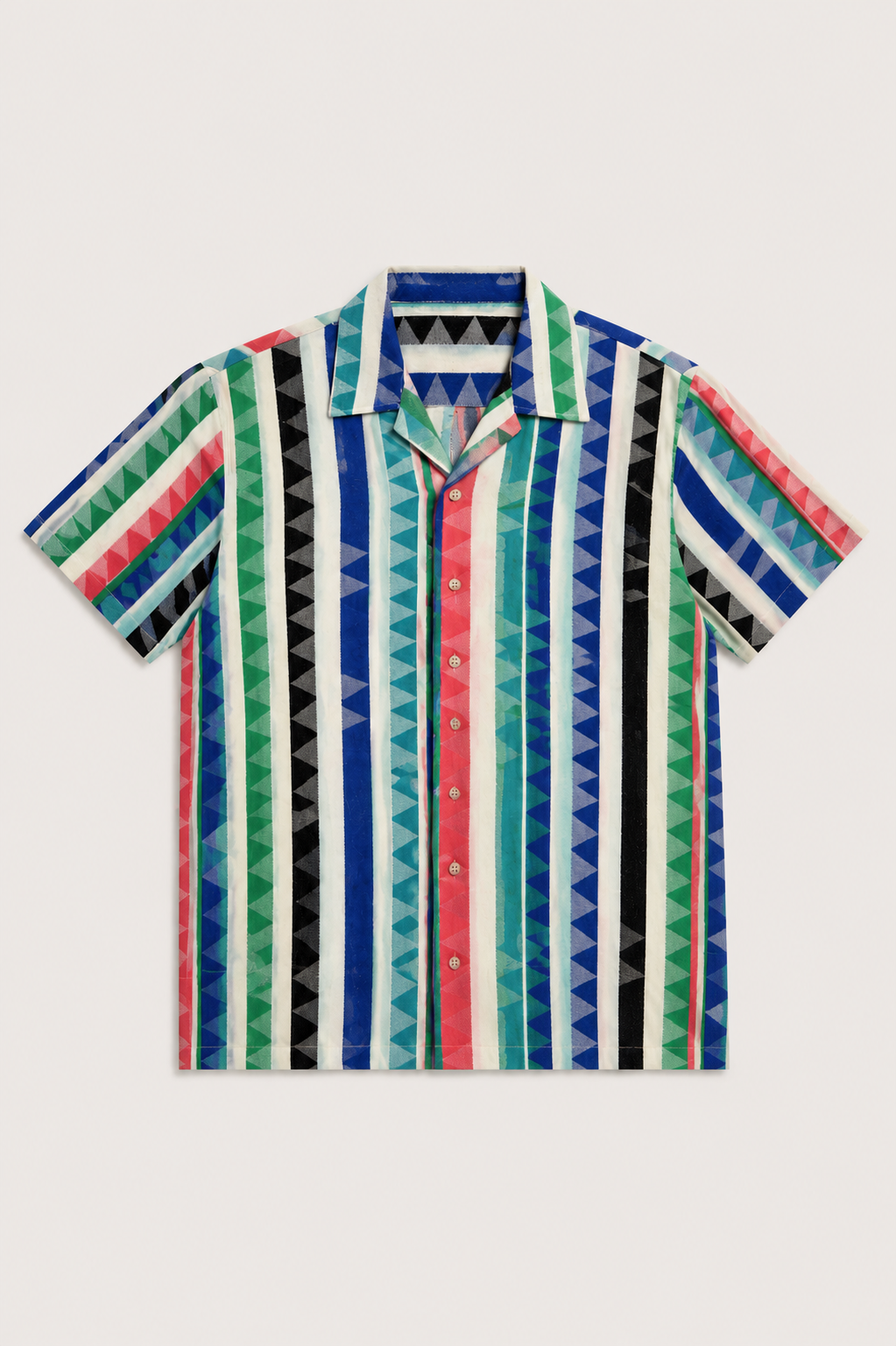Camicia Resort Geometrica Multicolor