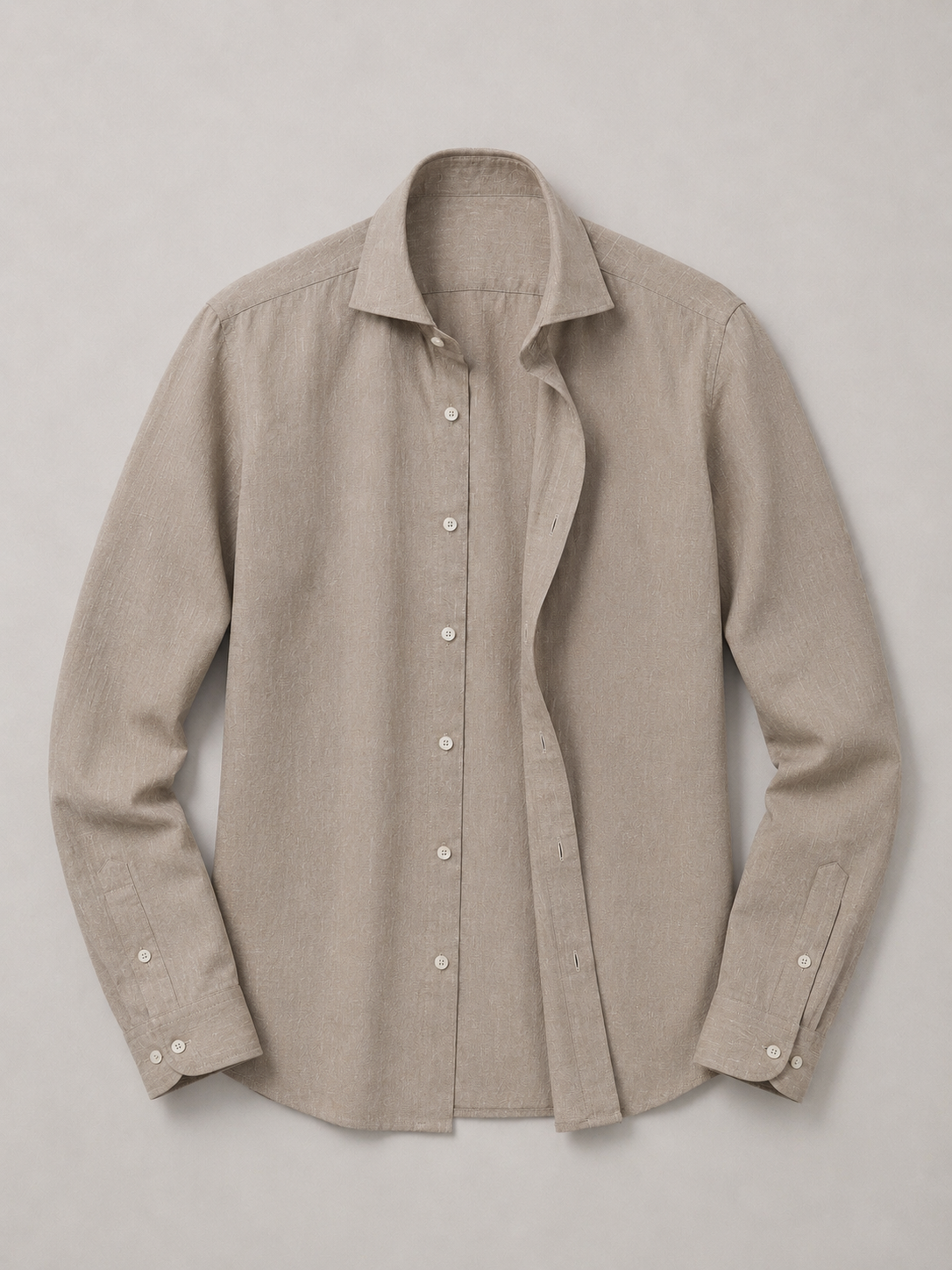 Camicia lino slim fit