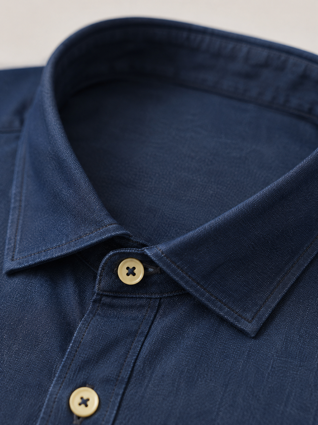 Camicia Denim Microtexture