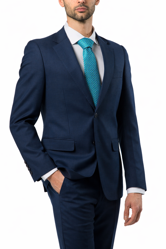Abito Uomo Blu Avion Tinta Unita
