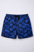 Costume Blu Stampa Palme