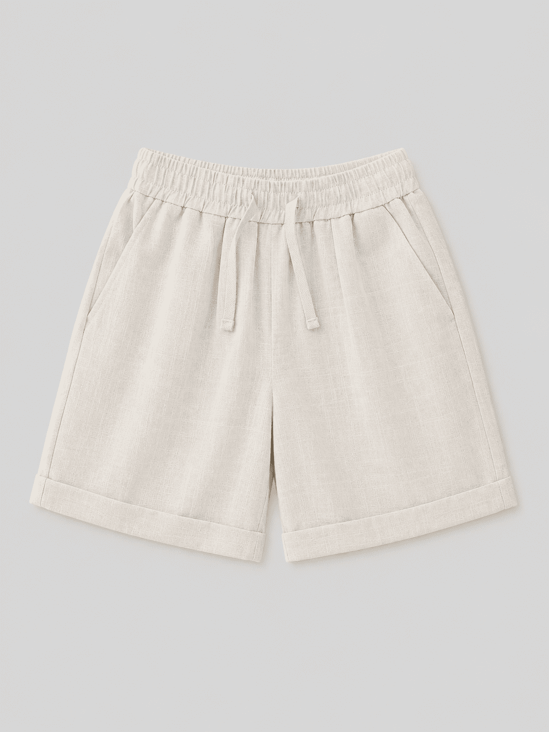 Coordinato Uomo Effetto Lino Relaxed Fit