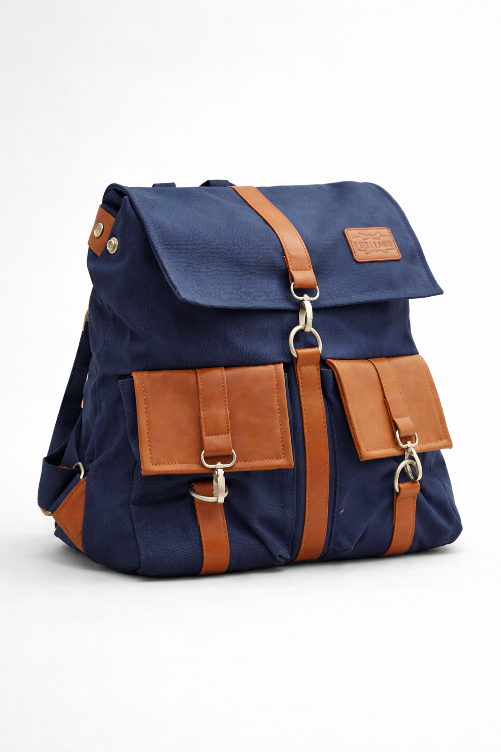 Zaino Uomo Canvas Con Patta