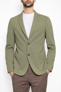 Giacca Uomo Monopetto Leggera Microtexture