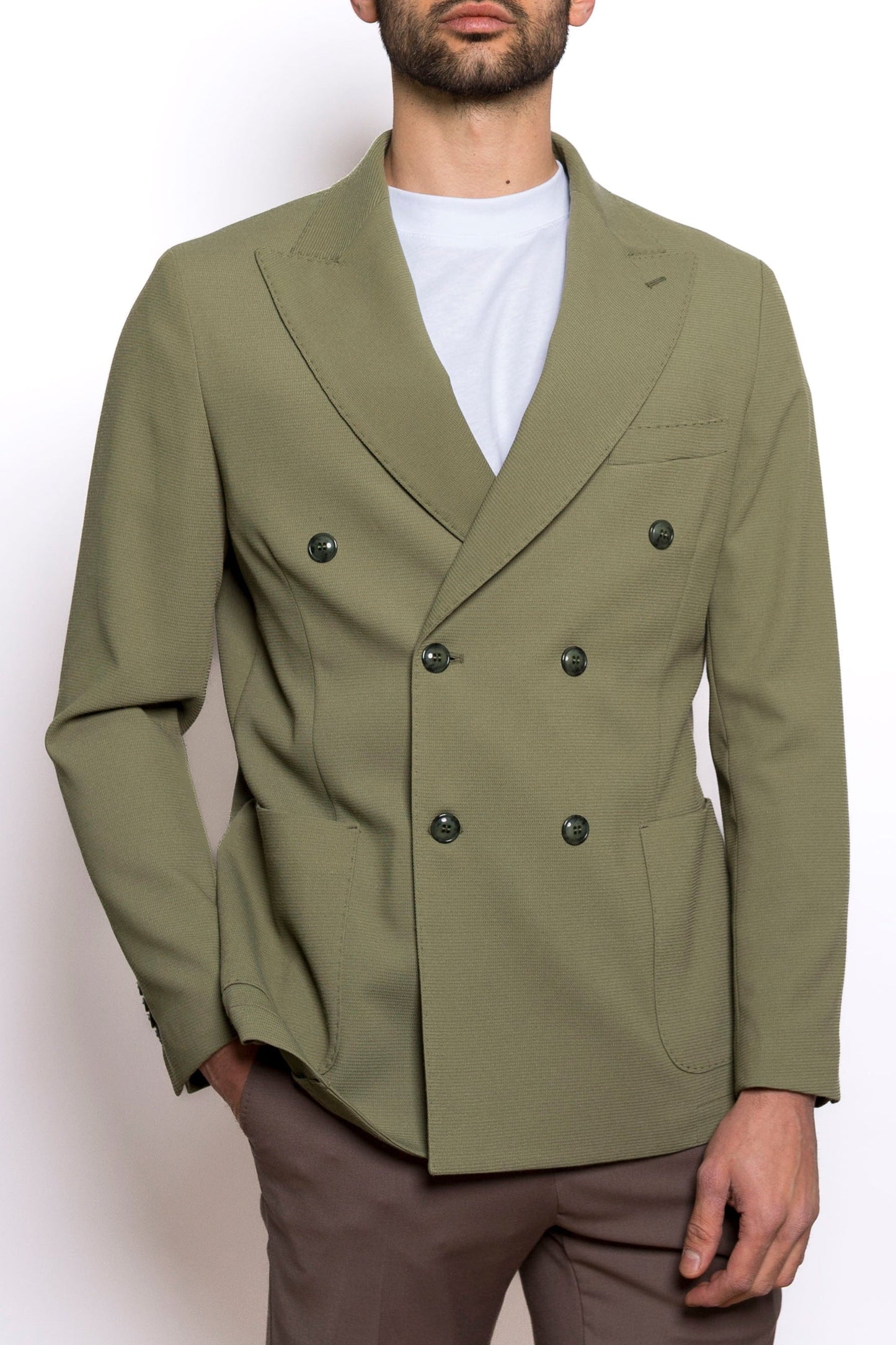 Giacca Uomo Doppiopetto Casual Estiva