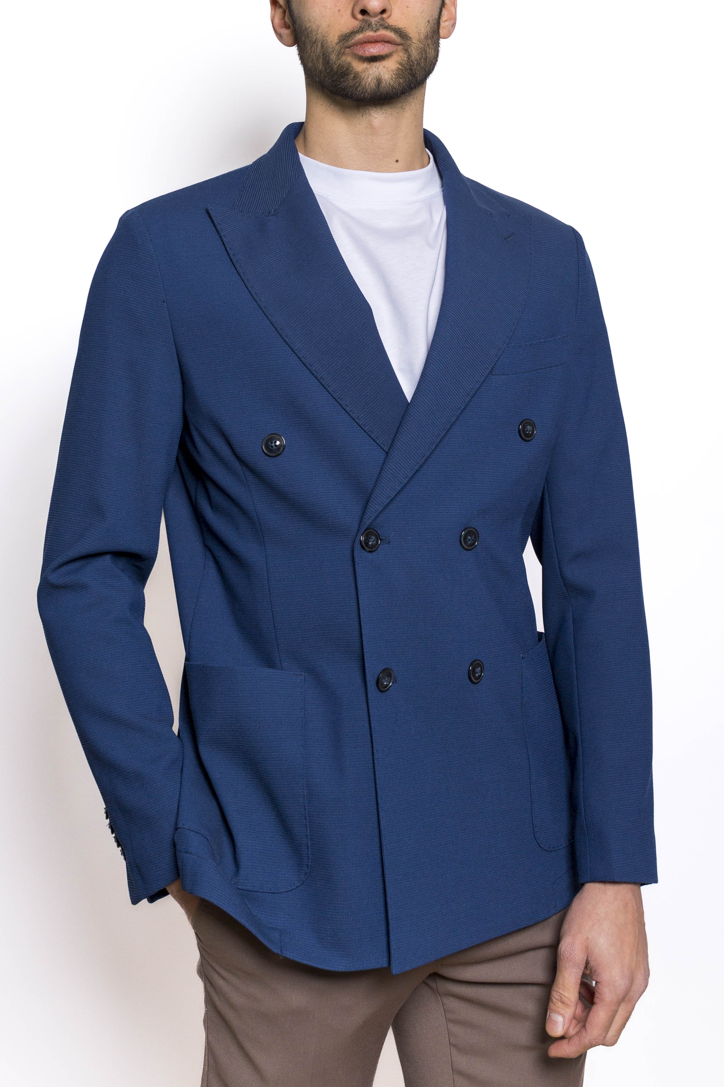Giacca Uomo Doppiopetto Casual Estiva