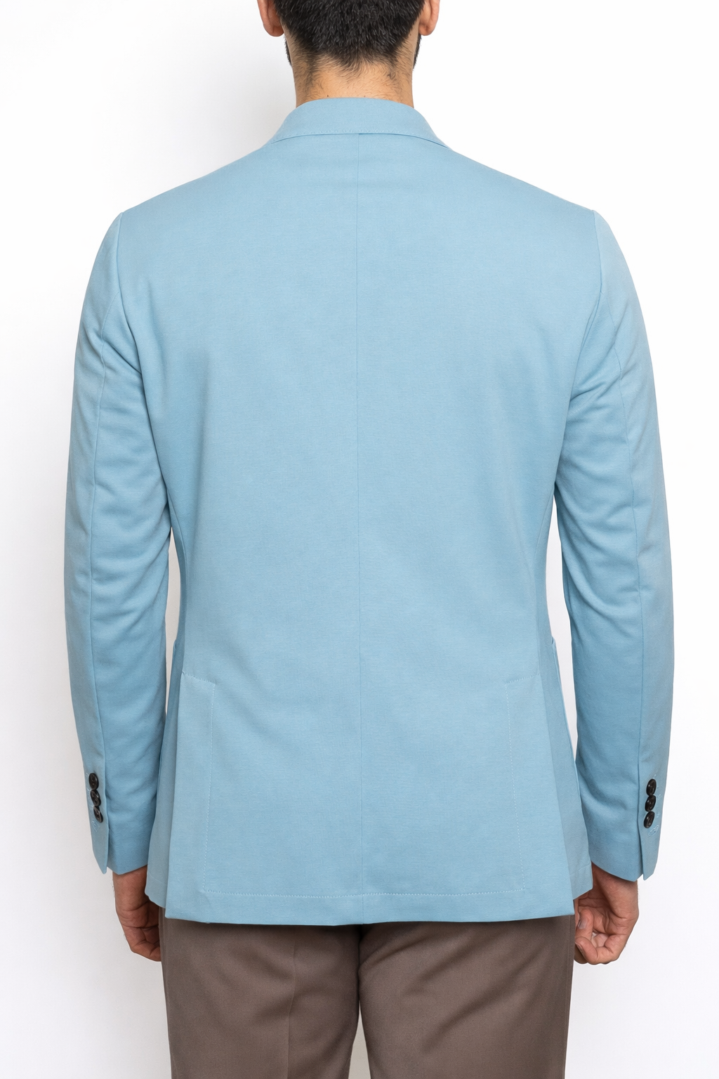 Giacca Uomo Monopetto Leggera Effetto Maglia