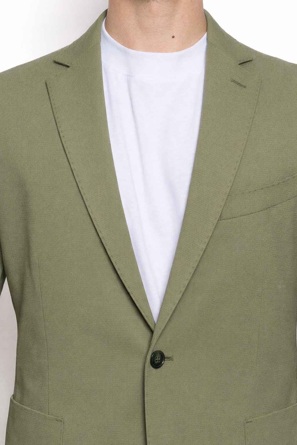 Giacca Uomo Monopetto Leggera Microtexture