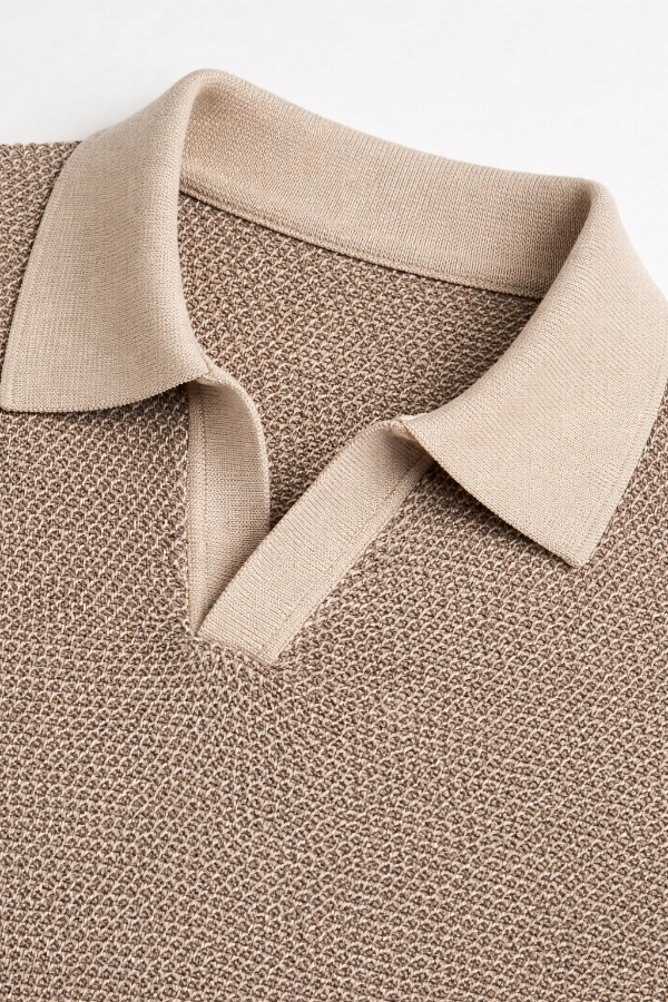 Polo Uomo Traspirante in Maglia Estiva
