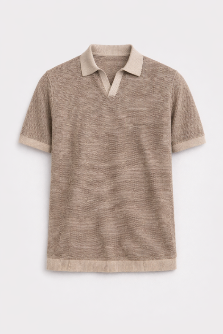 Polo Uomo Traspirante in Maglia Estiva