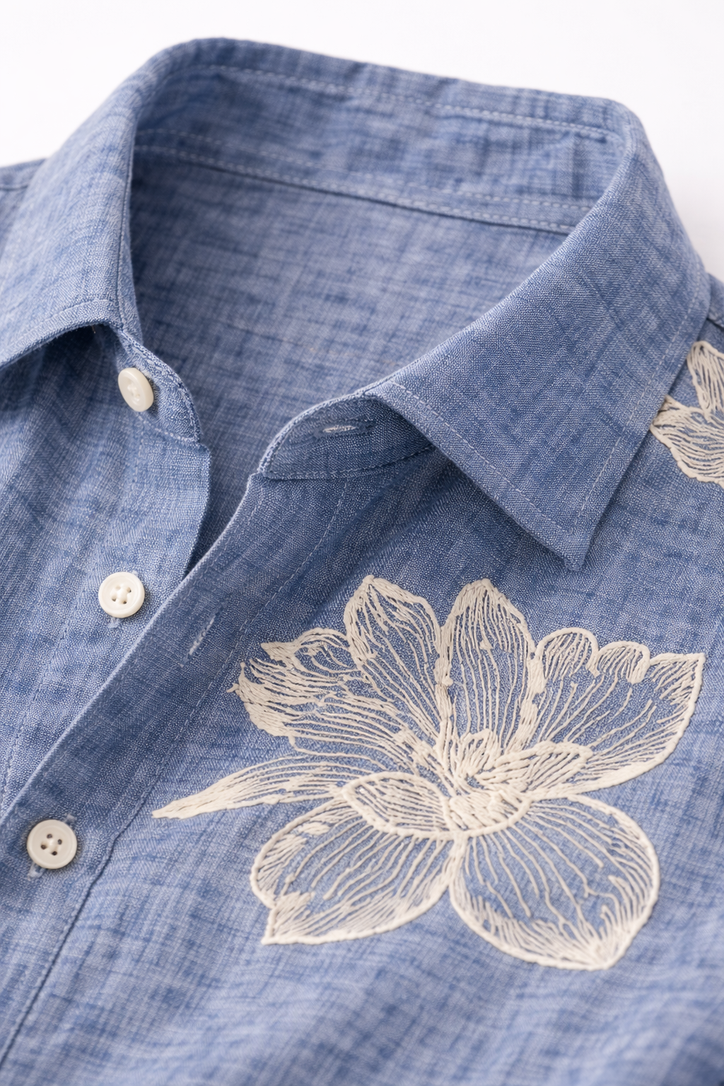 Camicia Lino Fantasia Floreale