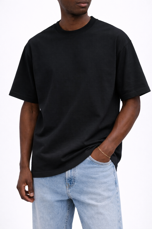 T Shirt Uomo Oversize Cotone Leggera Estiva