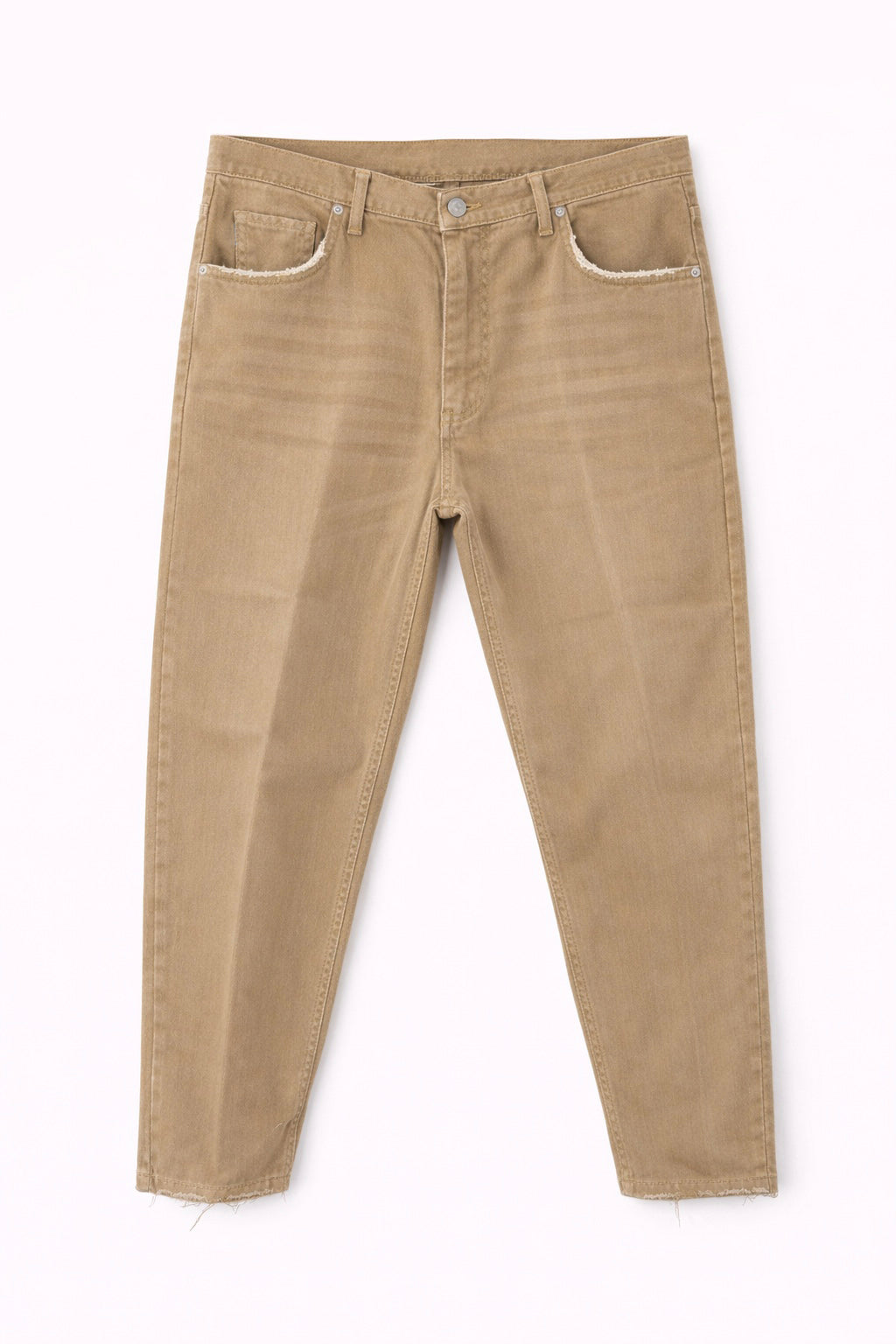 Jeans Slim Fit Fondo Sfilacciato