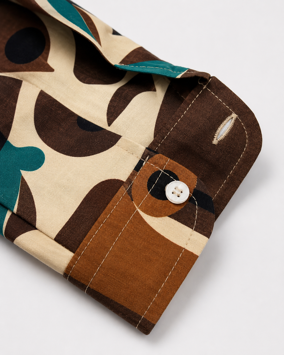 Camicia Riviera Geometrica in Cotone