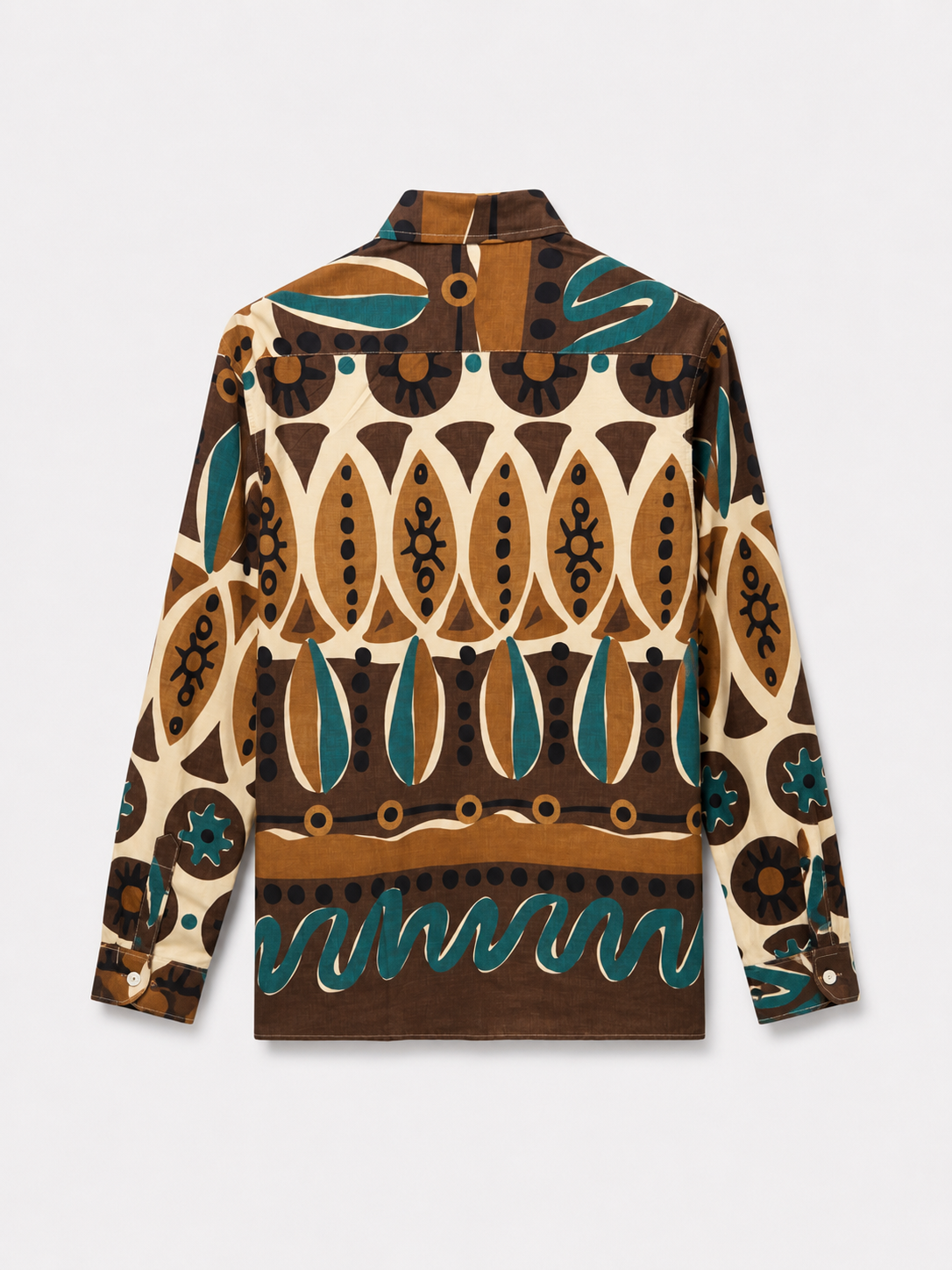 Camicia Riviera Geometrica in Cotone