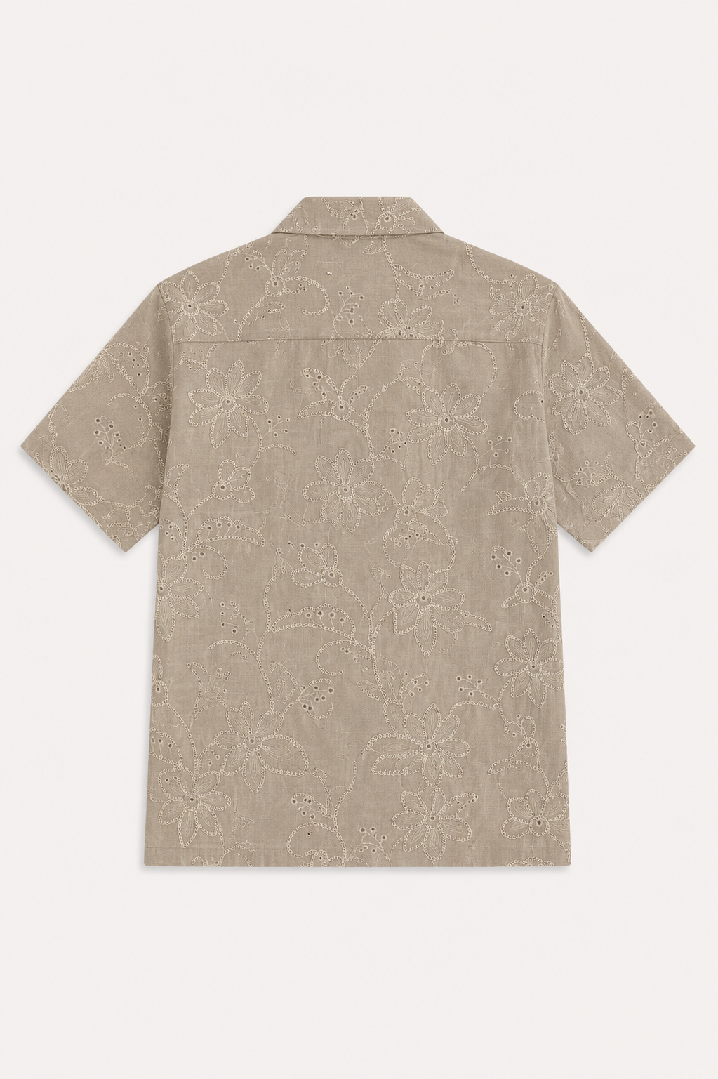 Camicia Resort Ricamo Floreale