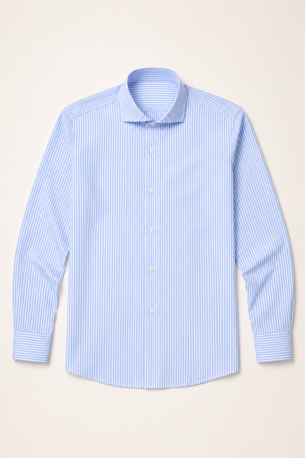 Camicia Riga Fine Collo Francese