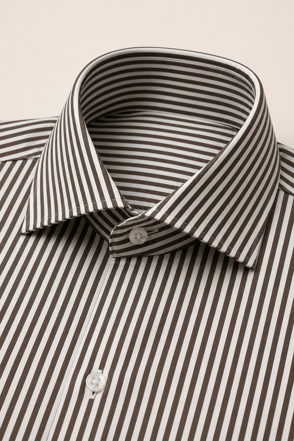 Camicia Riga Fine Collo Francese