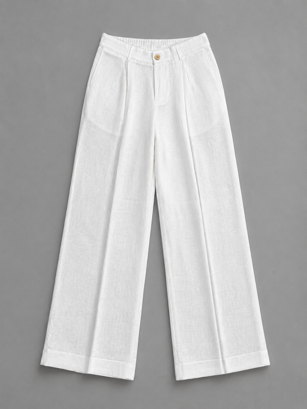 Pantalone Wide Leg in Lino