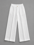 Pantalone Wide Leg in Lino