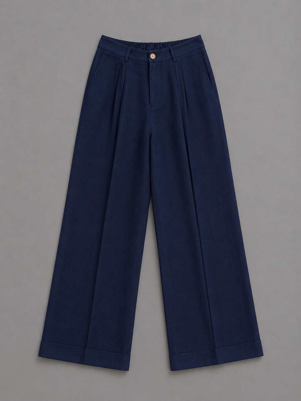 Pantalone Wide Leg in Lino