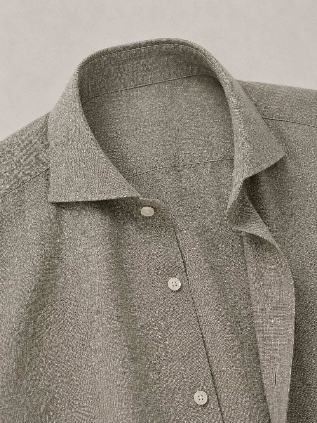Camicia lino slim fit