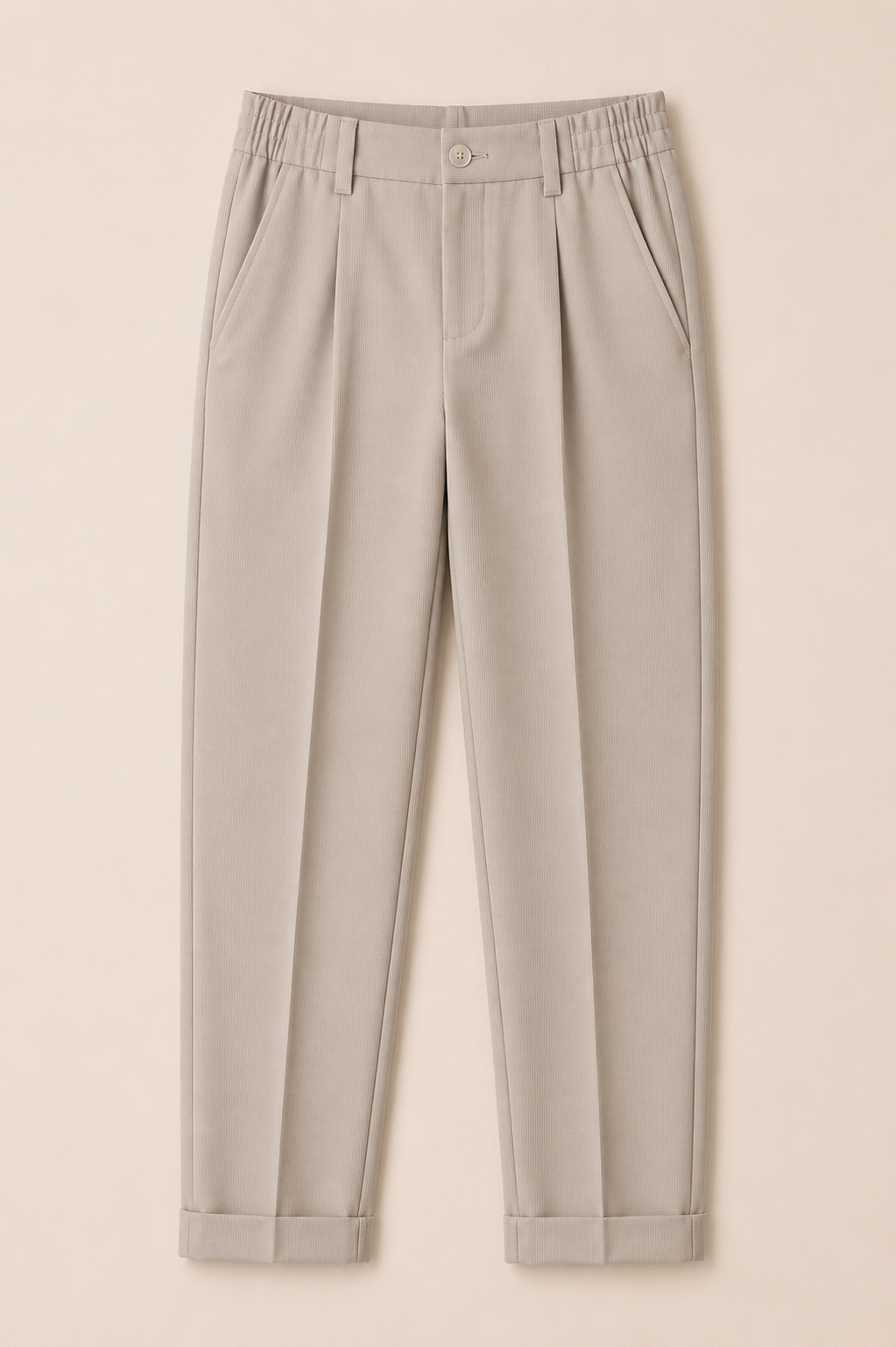 Pantalone Punto Milano Microtexture
