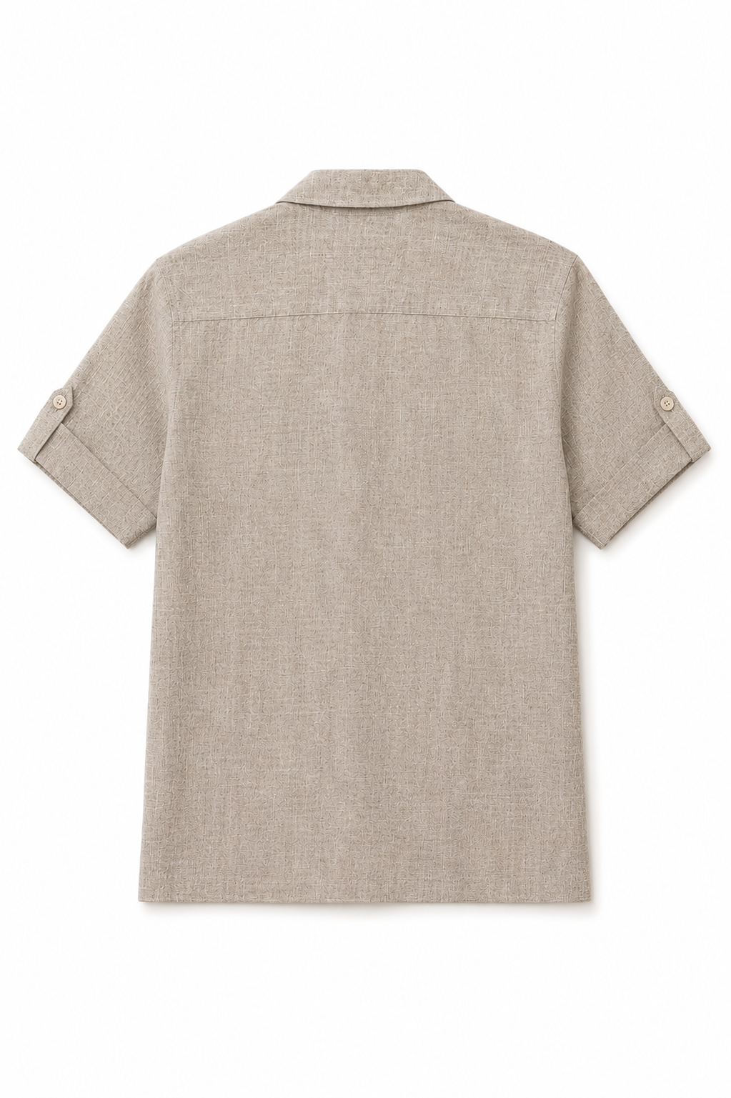 Camicia Bowling Texture Lino