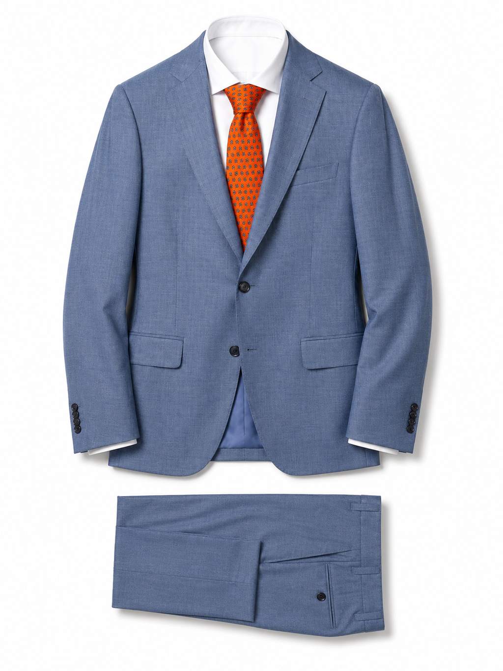 Abito Uomo Azzurro Microtexture