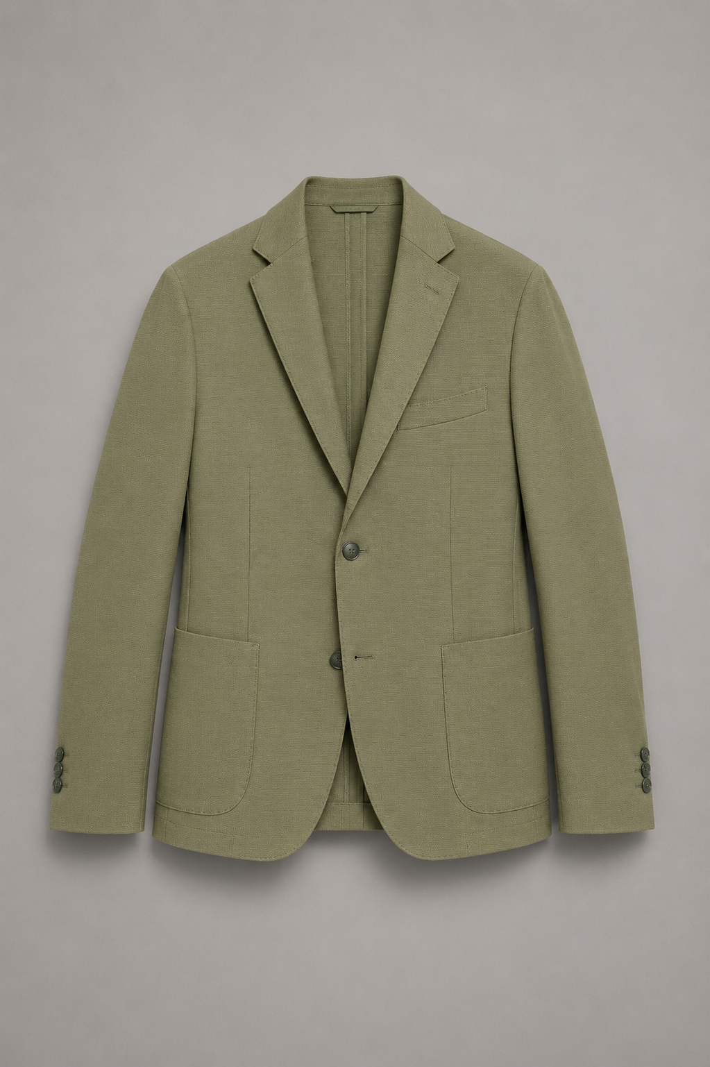 Giacca Uomo Monopetto Leggera Microtexture