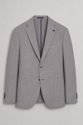 Giacca Uomo Grigio Chiaro Microtexture