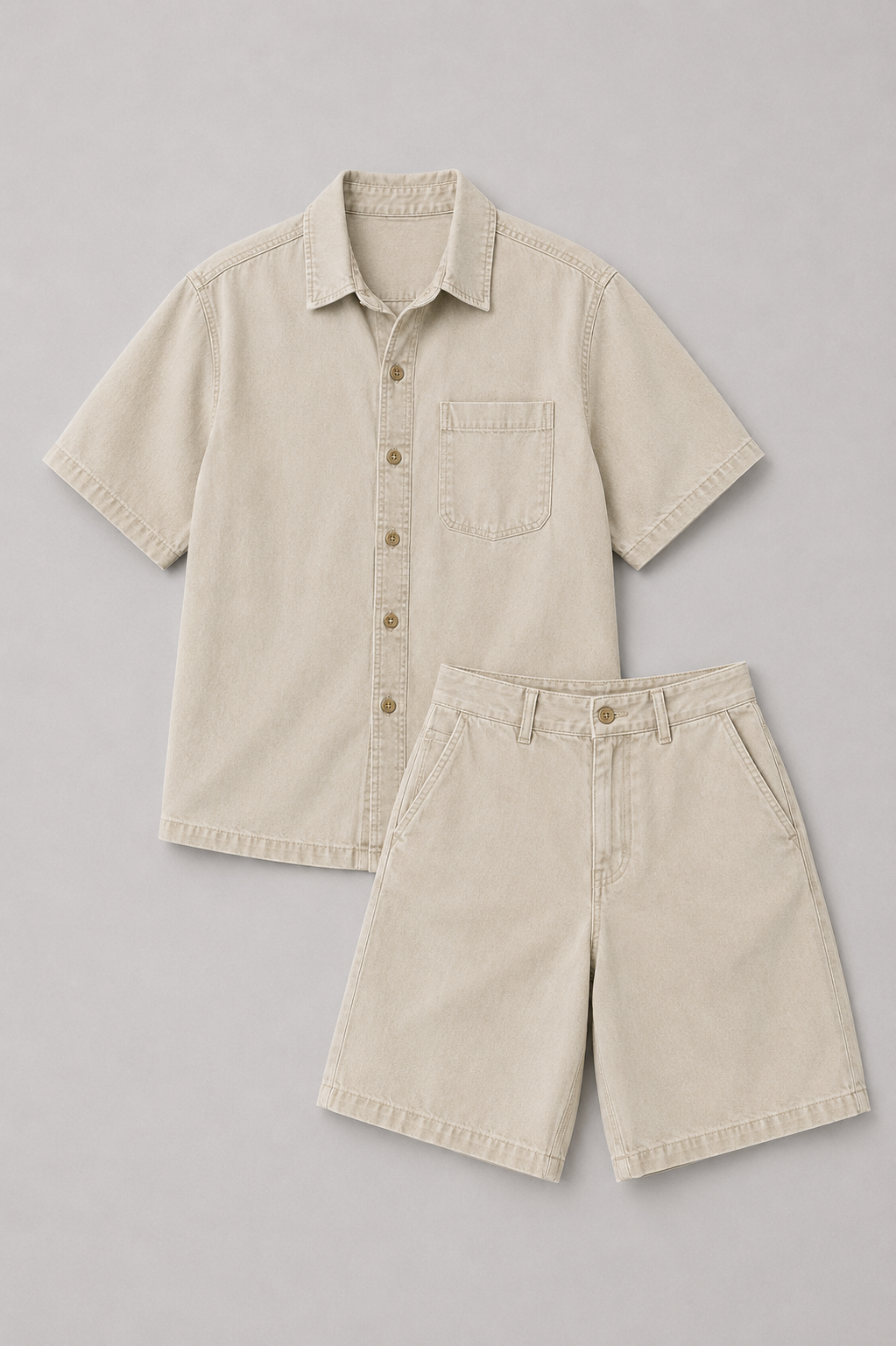 Coordinato Denim Sabbia