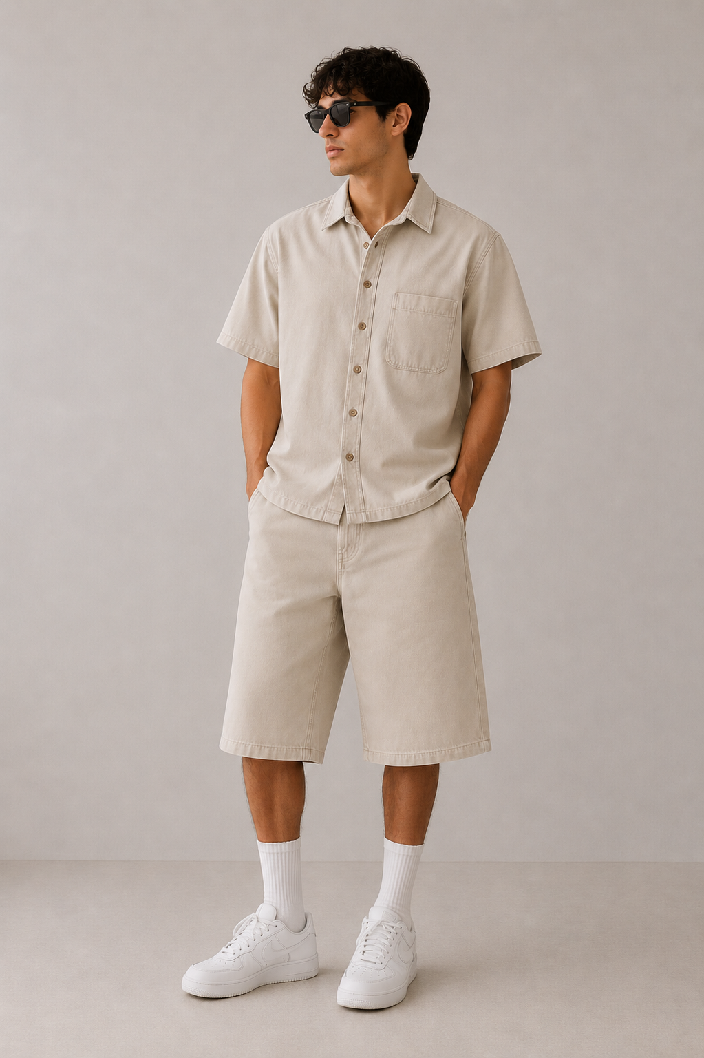 Coordinato Denim Sabbia