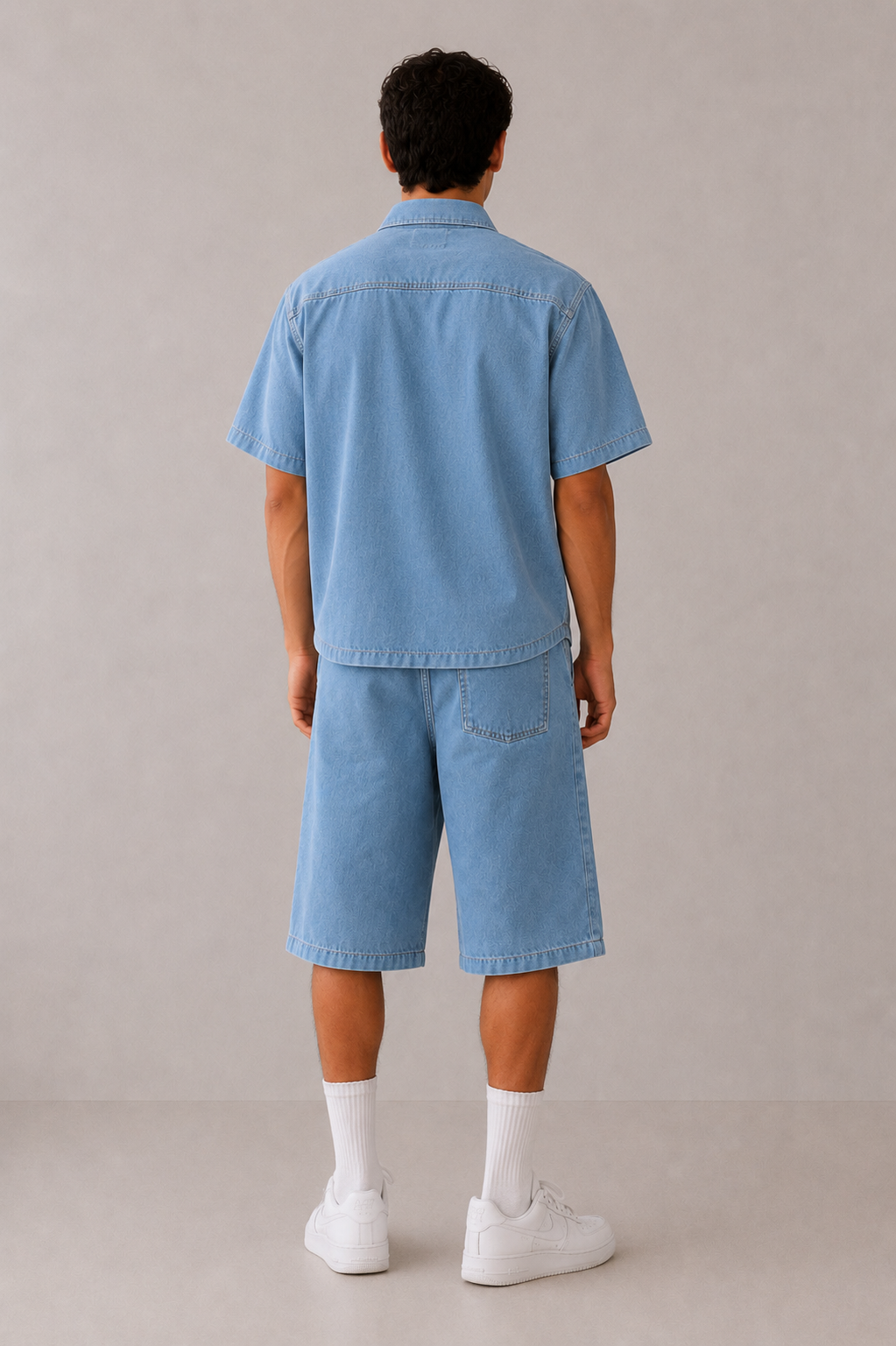 Coordinato Denim Chiaro Relaxed