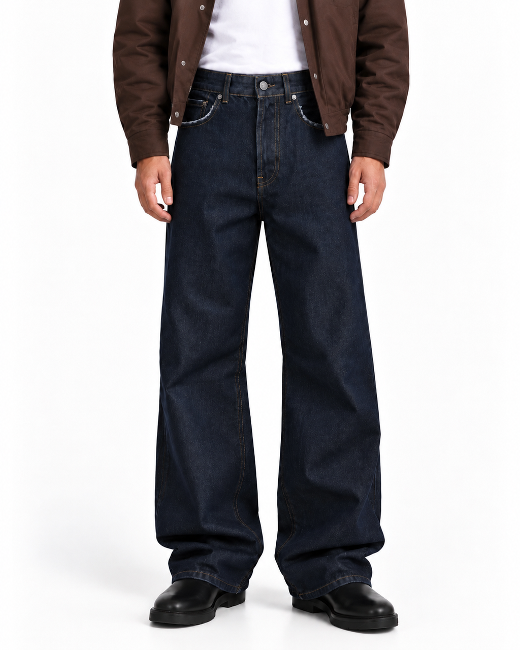 Jeans Wide Leg Indigo