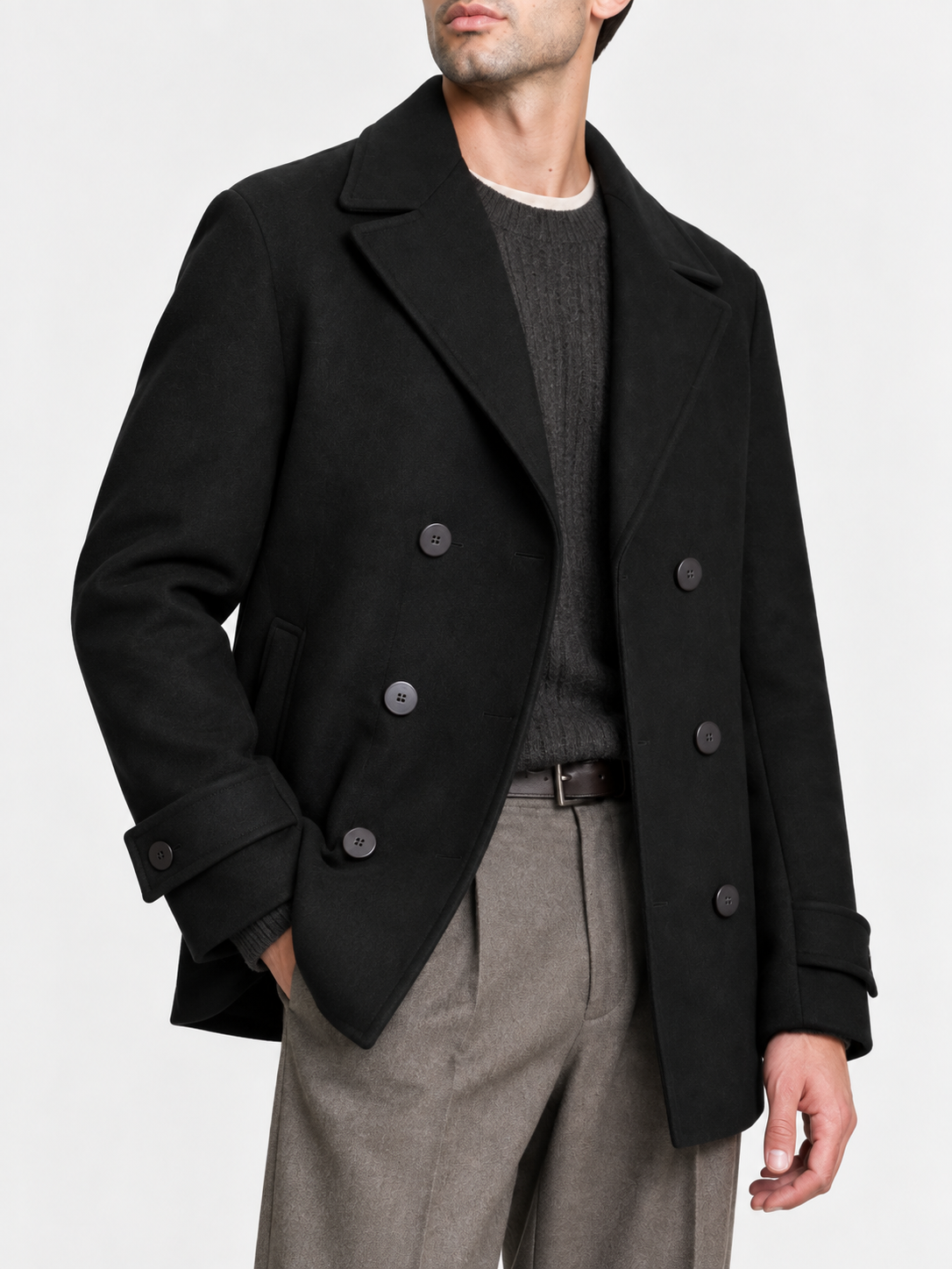 Cappotto Peacoat Doppiopetto