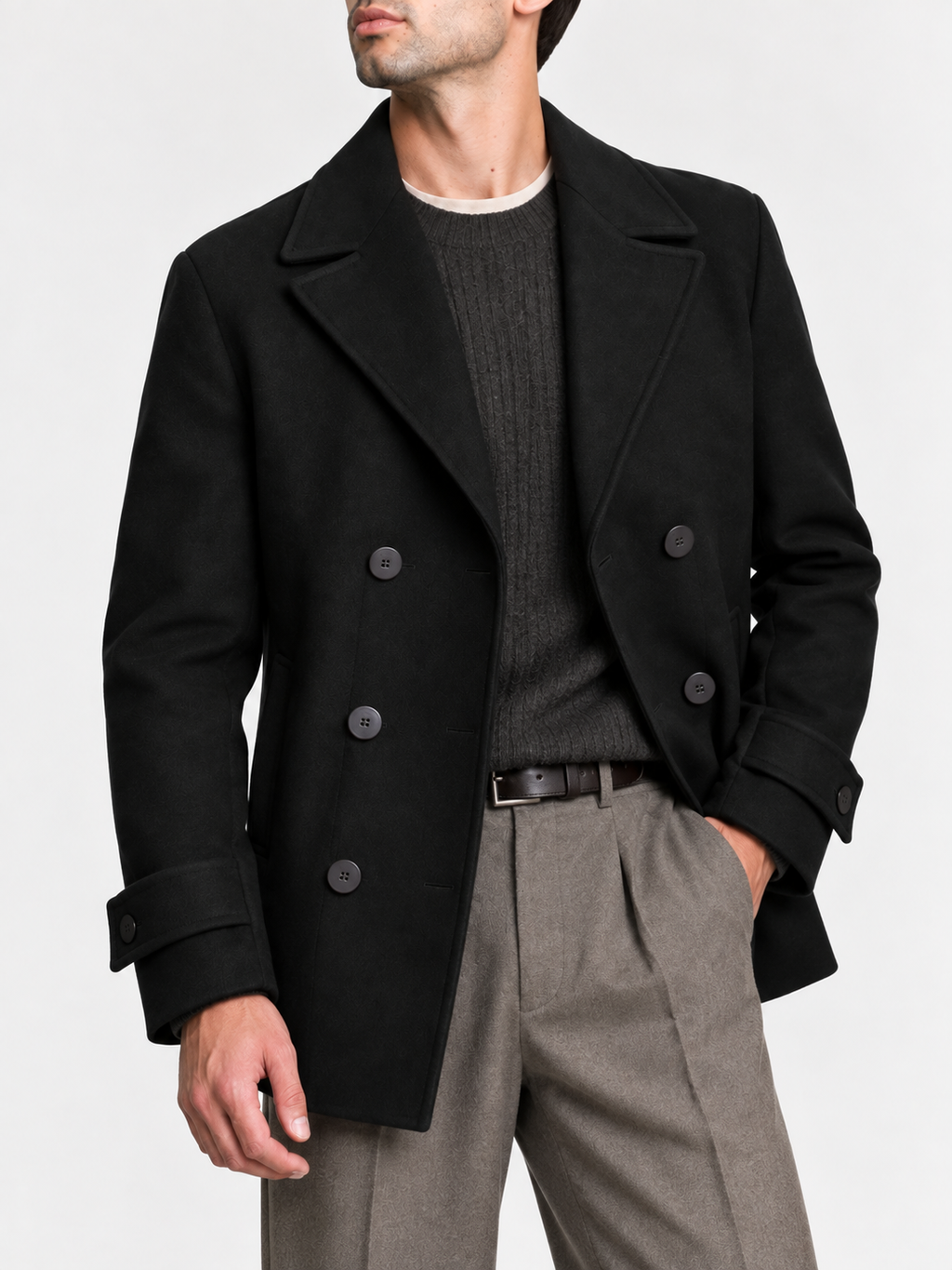 Cappotto Peacoat Doppiopetto
