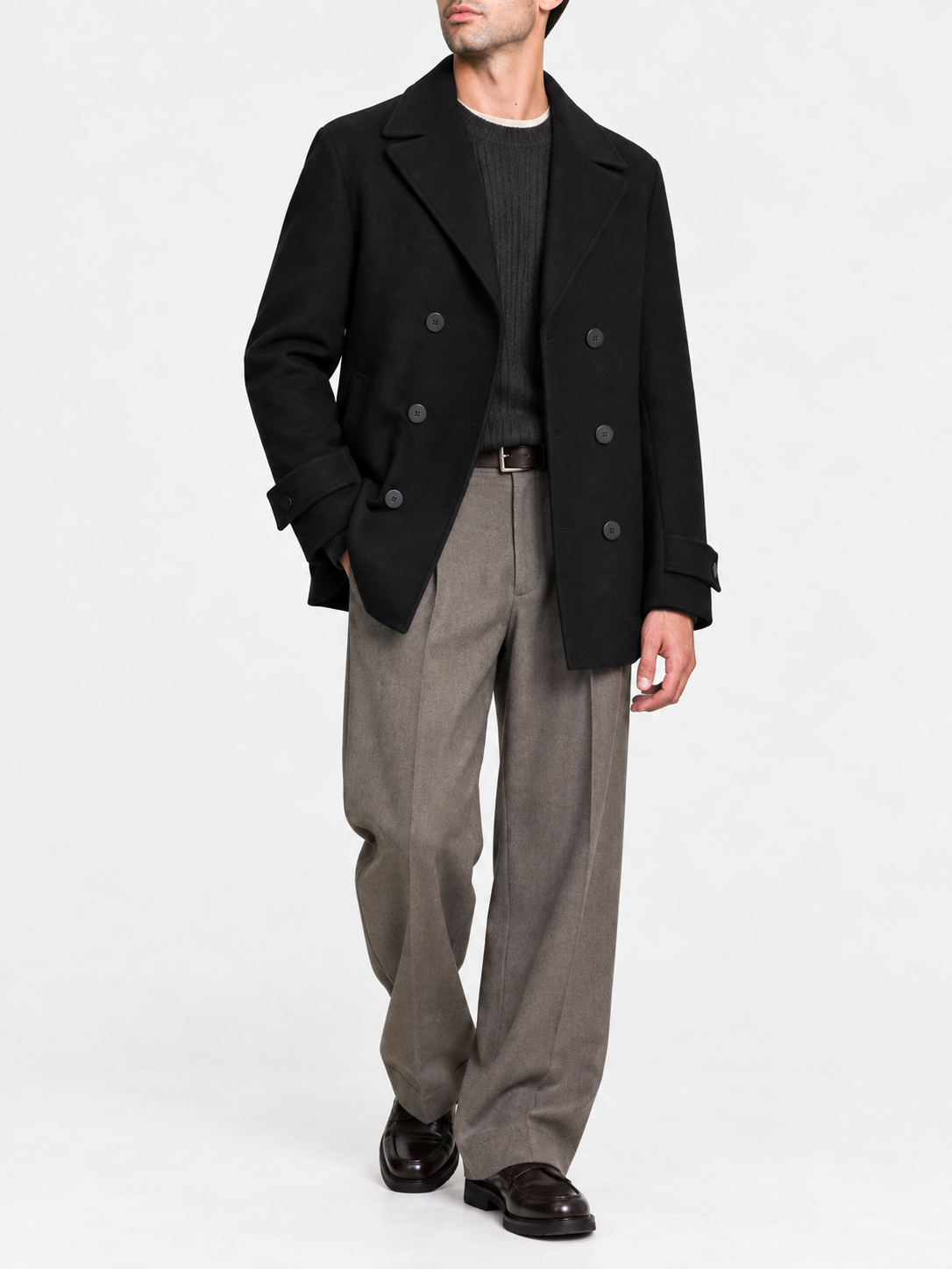 Cappotto Peacoat Doppiopetto