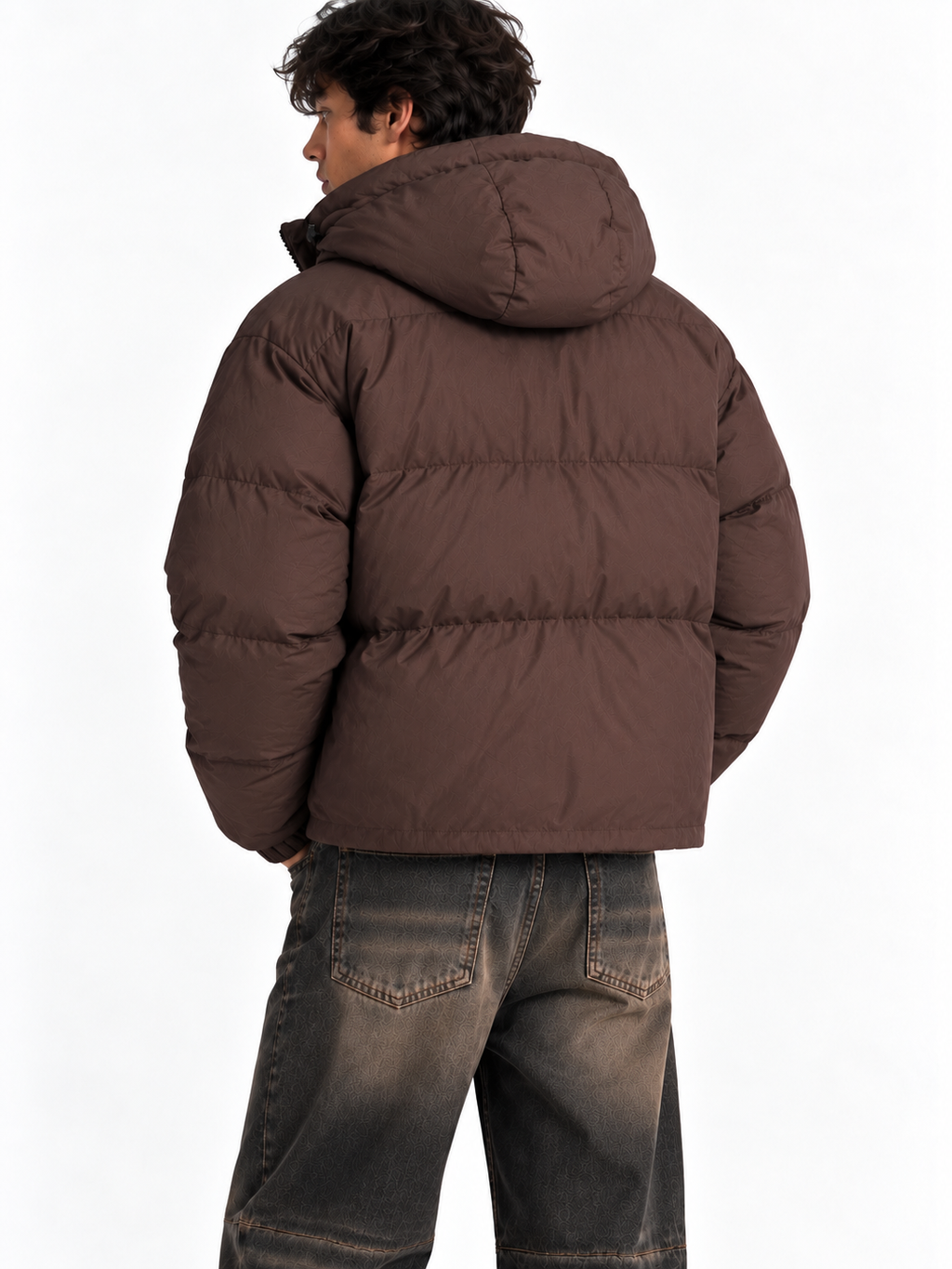 Giubbino Puffer Uomo con Cappuccio
