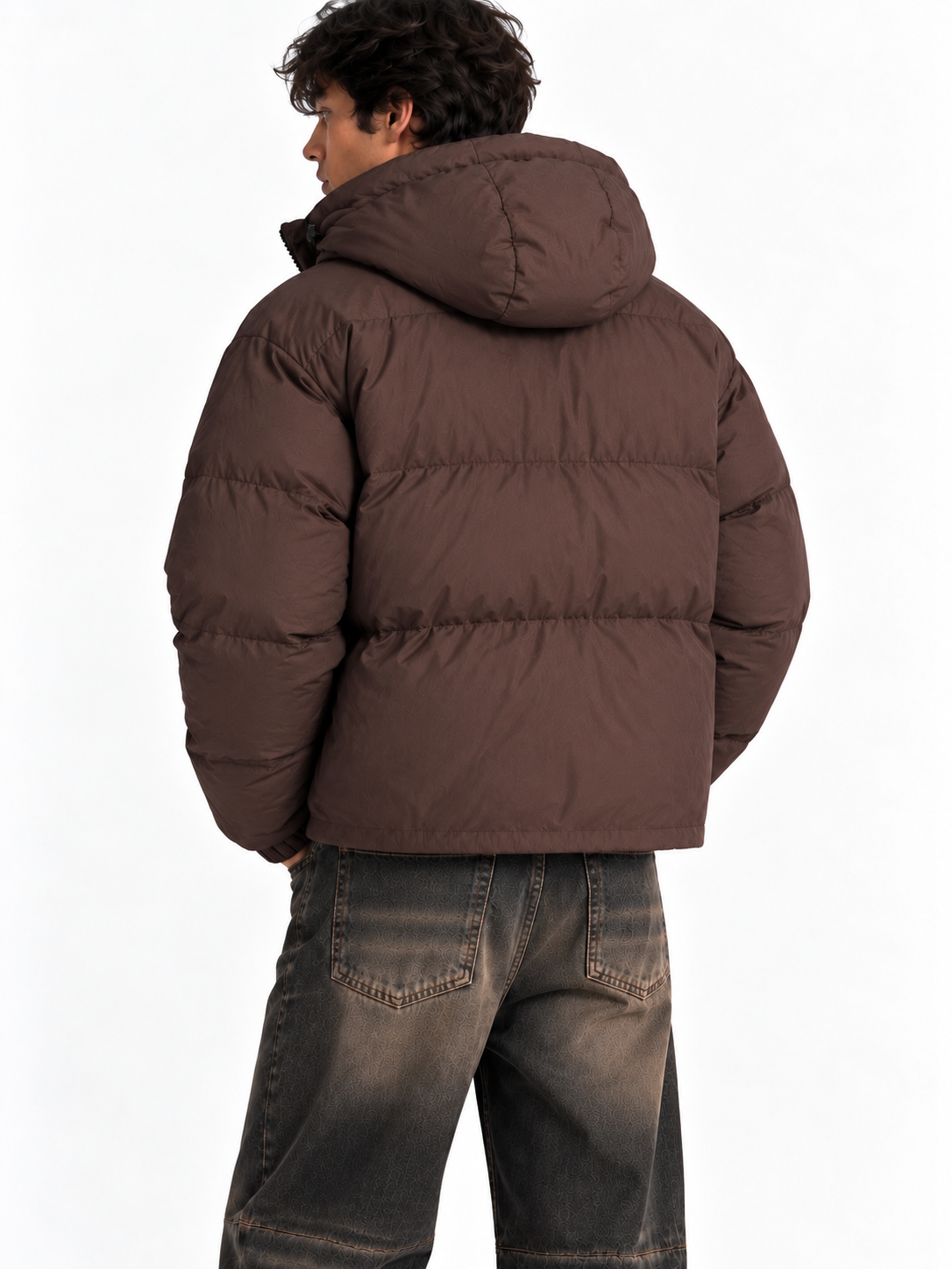 Giubbino Puffer Uomo con Cappuccio