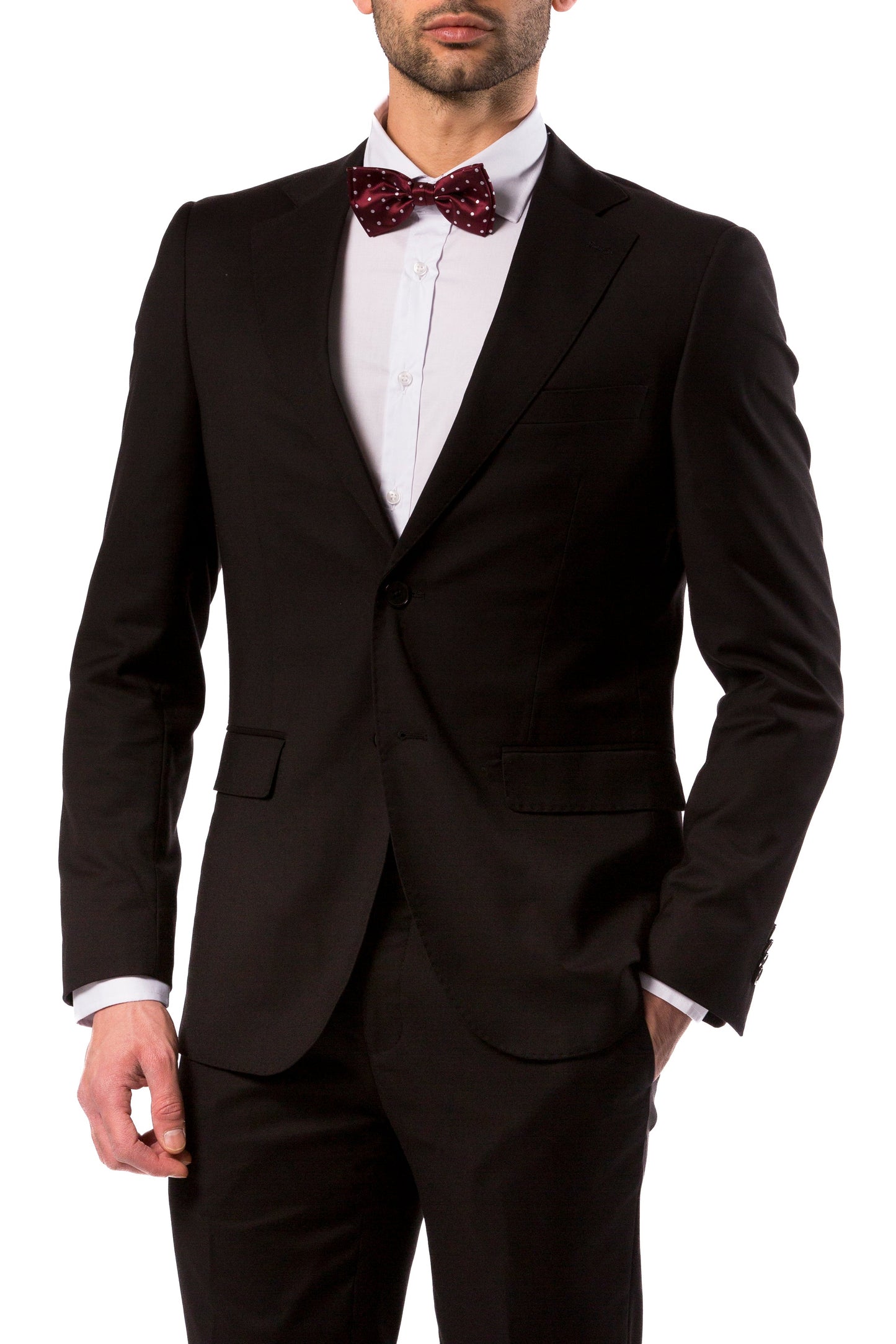 Abito Uomo Nero Monopetto