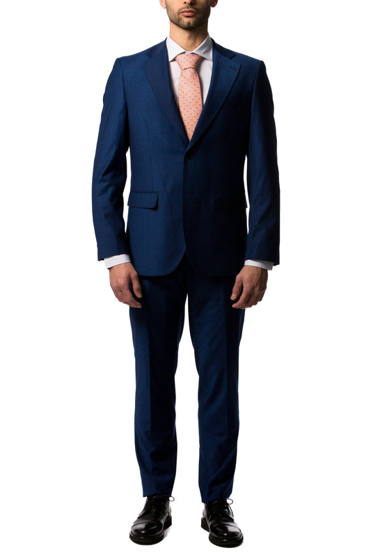 Abito Uomo Blu Millerighe