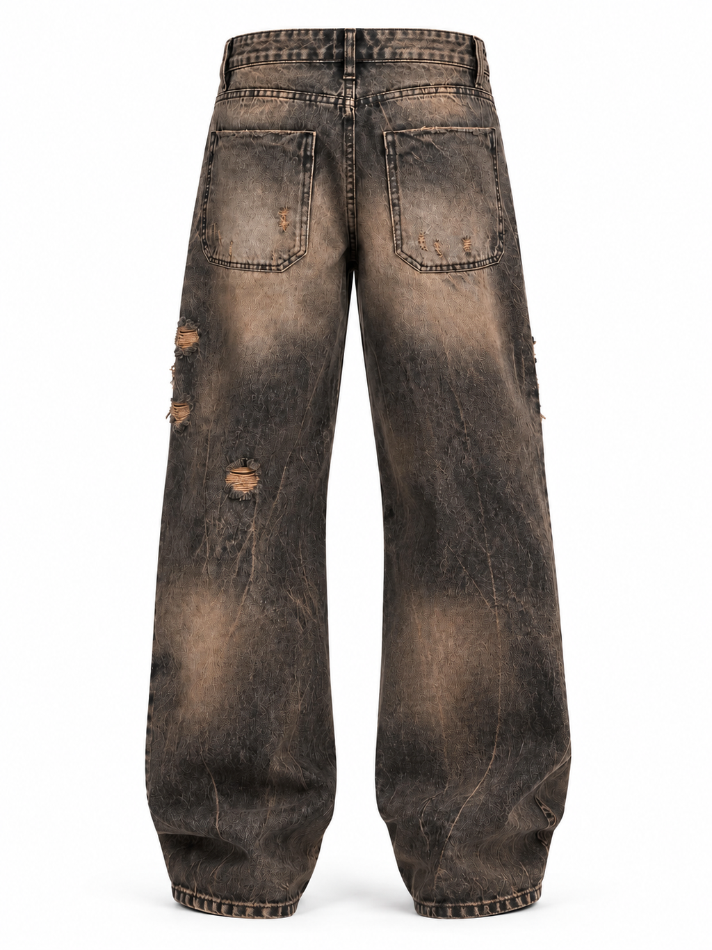 Jeans Wide Leg Vintage Sand - retro