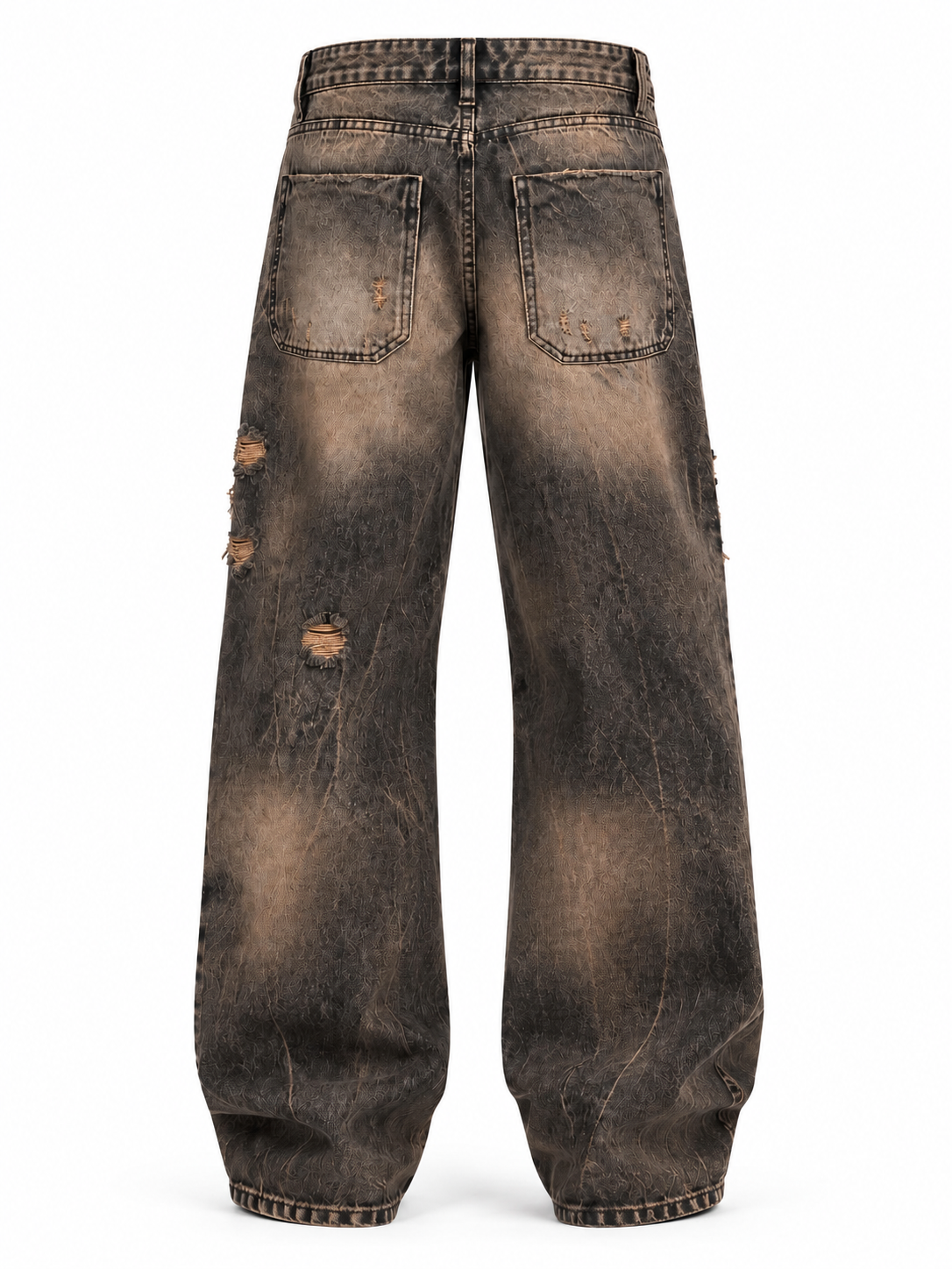 Jeans Wide Leg Vintage Sand - retro